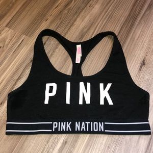 Pink by Victoria’s Secret unlined bralette.
